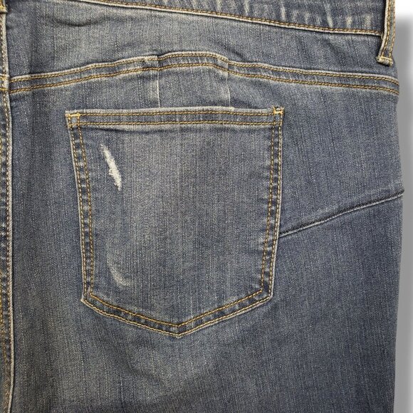 Torrid Bombshell‎ Skinny Jeans Womens Pluss 22 High Rise Destructed - Picture 8 of 12